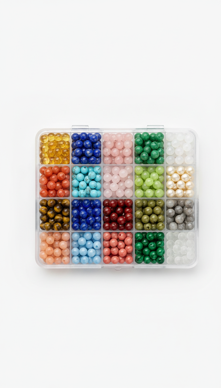 Global gemstone bead sampler kit