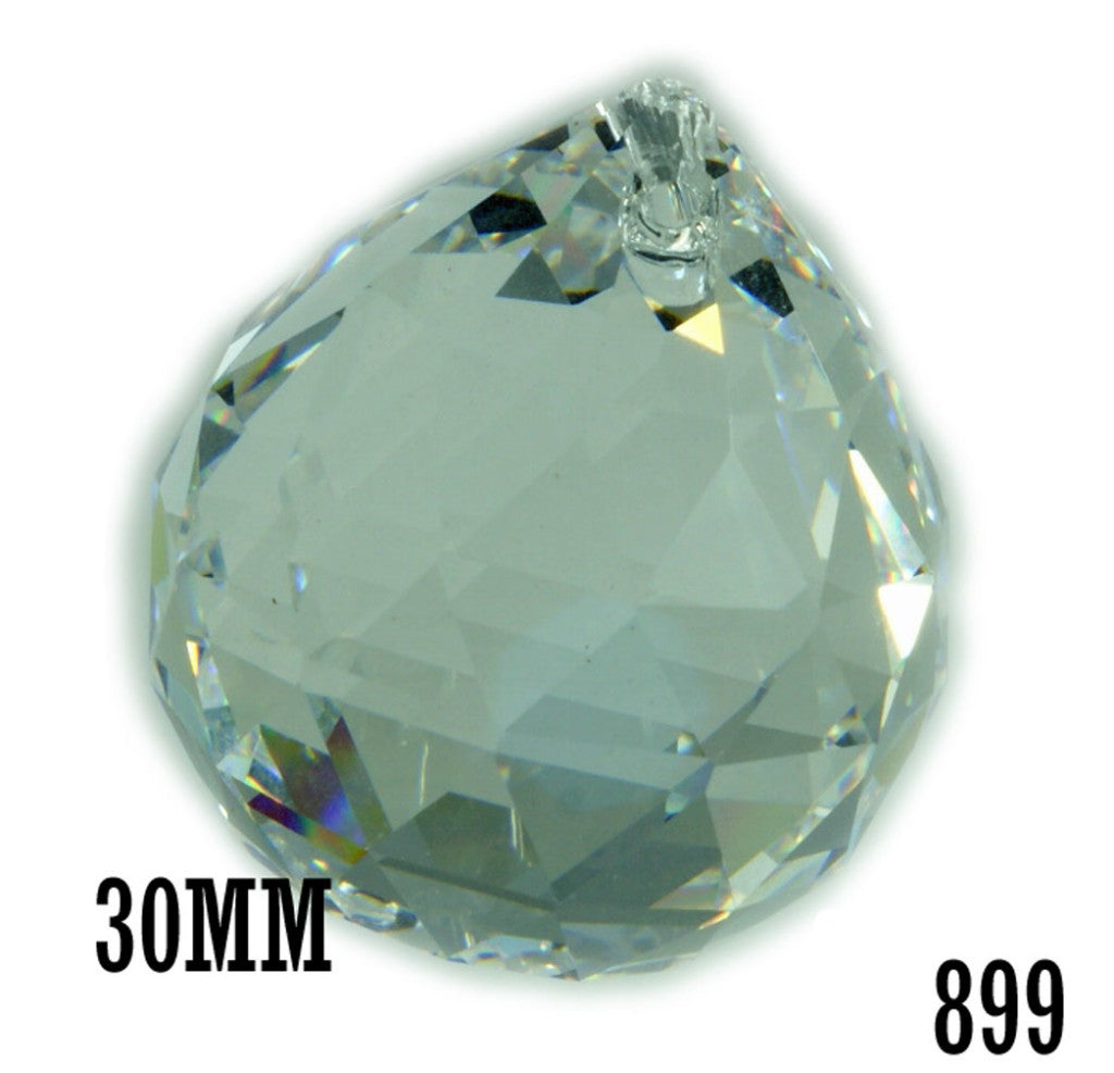 10 Crystal Ball 30MM Clear JCE11